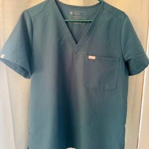 Figs Teal Scrub Set
